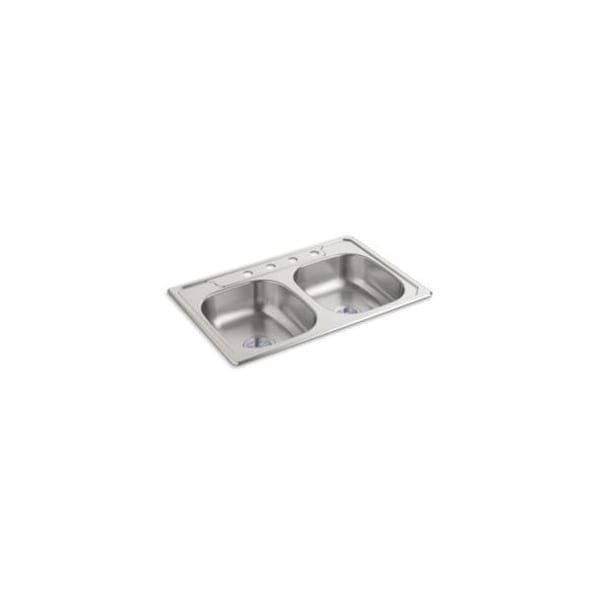 Middleton 33X22X6 Dbl Basin Sink